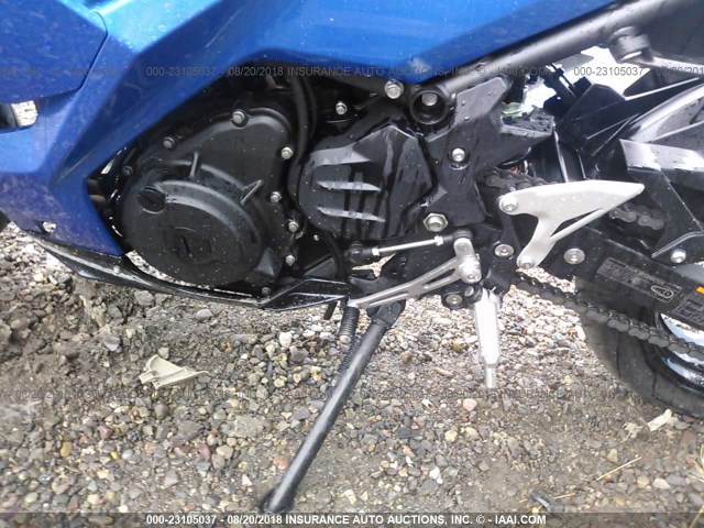 JKAEXKH1XJDA14389 - 2018 KAWASAKI EX400 BLUE photo 9