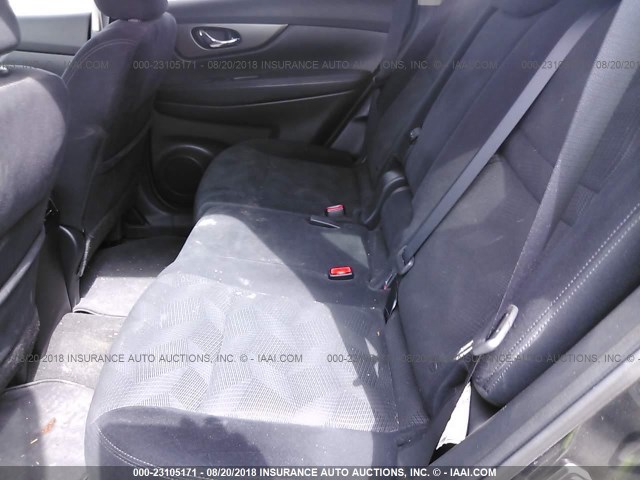 5N1AT2MV0EC861483 - 2014 NISSAN ROGUE S/SL/SV BLACK photo 8