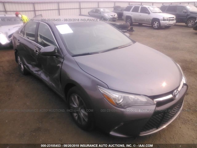 4T1BF1FK3FU960304 - 2015 TOYOTA CAMRY LE/XLE/SE/XSE GRAY photo 1