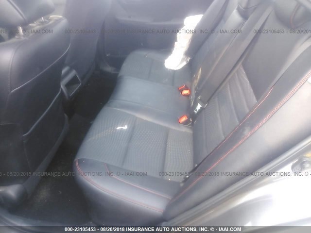 4T1BF1FK3FU960304 - 2015 TOYOTA CAMRY LE/XLE/SE/XSE GRAY photo 8