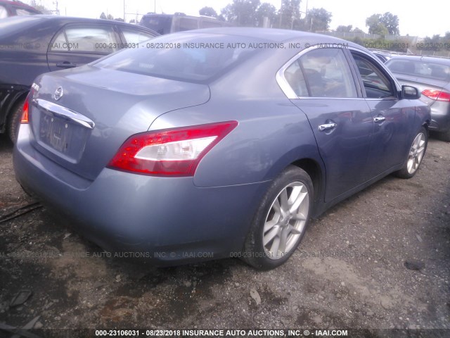 1N4AA5AP1AC811077 - 2010 NISSAN MAXIMA S/SV GRAY photo 4