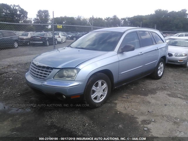 2C8GM68464R626238 - 2004 CHRYSLER PACIFICA BLUE photo 2