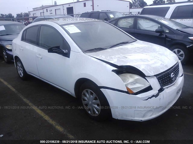 3N1AB61E69L636744 - 2009 NISSAN SENTRA 2.0/2.0S/2.0SL WHITE photo 1