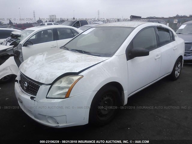 3N1AB61E69L636744 - 2009 NISSAN SENTRA 2.0/2.0S/2.0SL WHITE photo 2