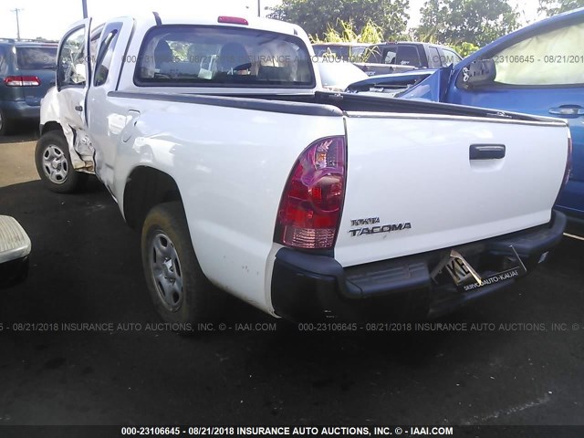 5TFTX4CN6FX057620 - 2015 TOYOTA TACOMA ACCESS CAB თეთრი ფოტო 3