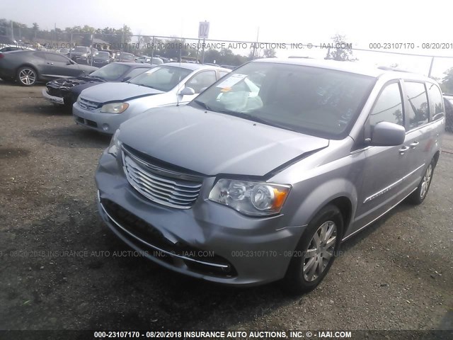 2C4RC1BG6ER397189 - 2014 CHRYSLER TOWN & COUNTRY TOURING SILVER photo 2