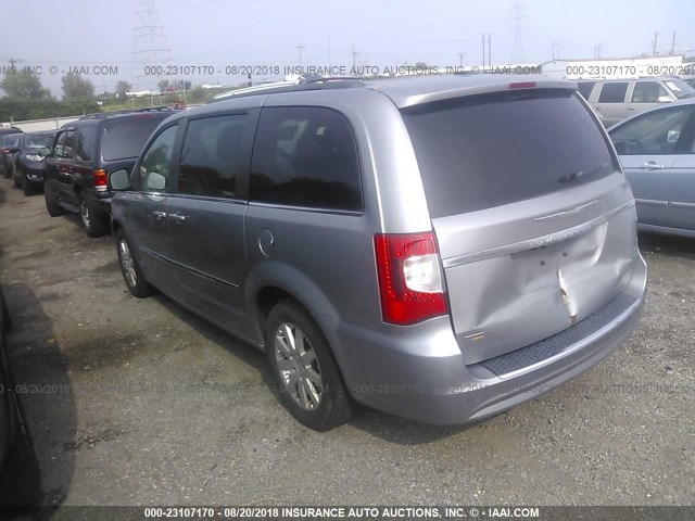 2C4RC1BG6ER397189 - 2014 CHRYSLER TOWN & COUNTRY TOURING SILVER photo 3