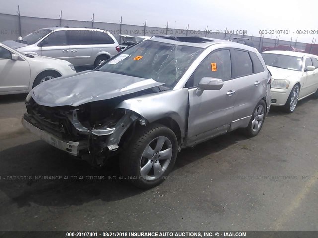 5J8TB182X9A003791 - 2009 ACURA RDX SILVER photo 2