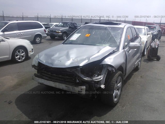 5J8TB182X9A003791 - 2009 ACURA RDX SILVER photo 6