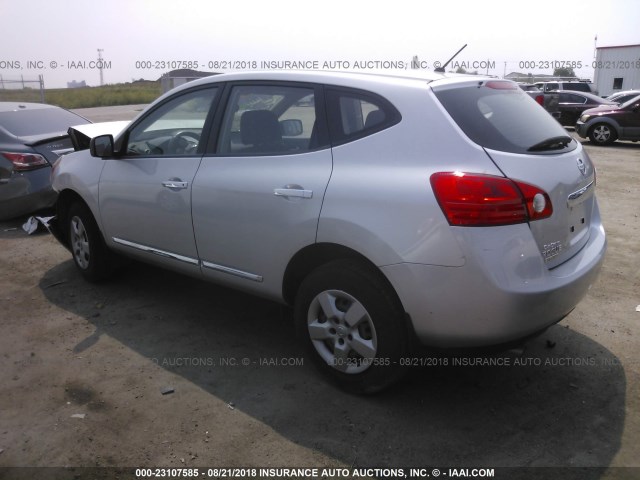 JN8AS5MT4FW164667 - 2015 NISSAN ROGUE SELECT S SILVER photo 3