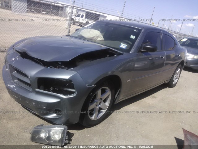 2B3KA43G56H449749 - 2006 DODGE CHARGER SE/SXT BLUE photo 2