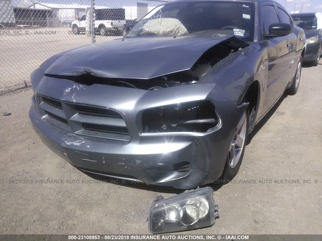 2B3KA43G56H449749 - 2006 DODGE CHARGER SE/SXT BLUE photo 6