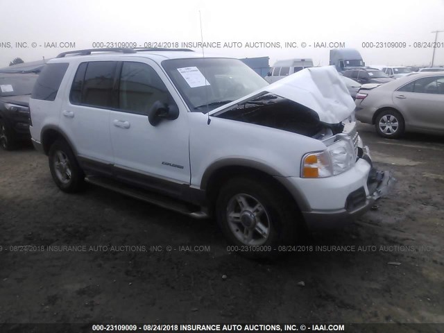 1FMDU74W02ZC22707 - 2002 FORD EXPLORER EDDIE BAUER WHITE photo 1