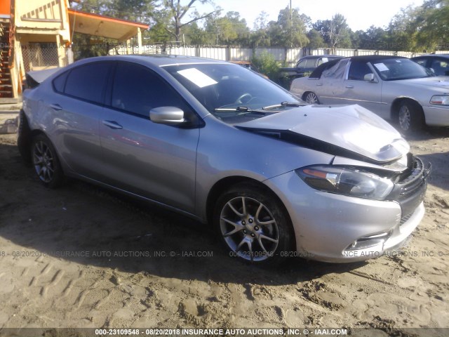 1C3CDFBB8FD205588 - 2015 DODGE DART SXT SILVER photo 1