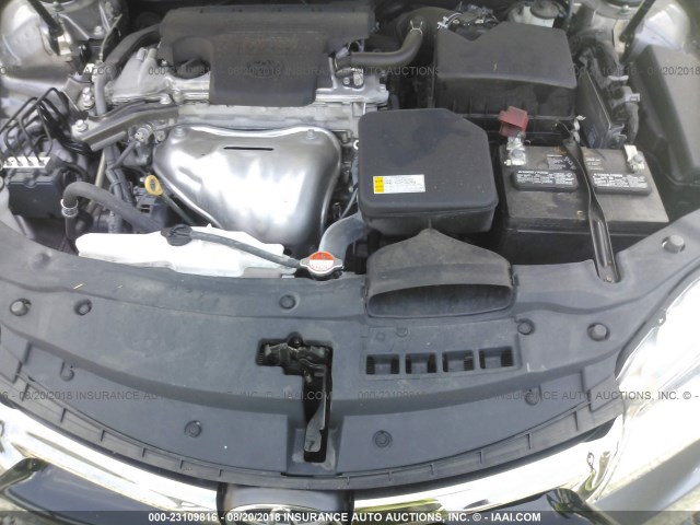 4T1BF1FK8GU172944 - 2016 TOYOTA CAMRY LE/XLE/SE/XSE GRAY photo 10