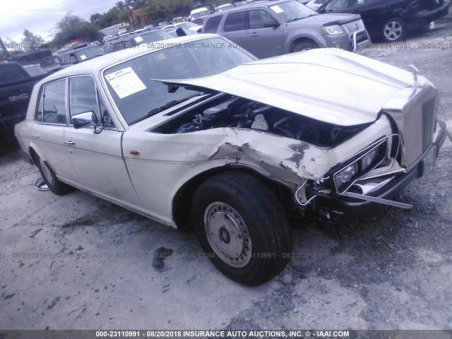 SCAZN42A3HCX16835 - 1987 ROLLS-ROYCE SILVER SPUR  CREAM photo 1