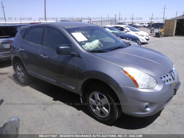 JN8AS5MT9DW551387 - 2013 NISSAN ROGUE S/SV GRAY photo 1