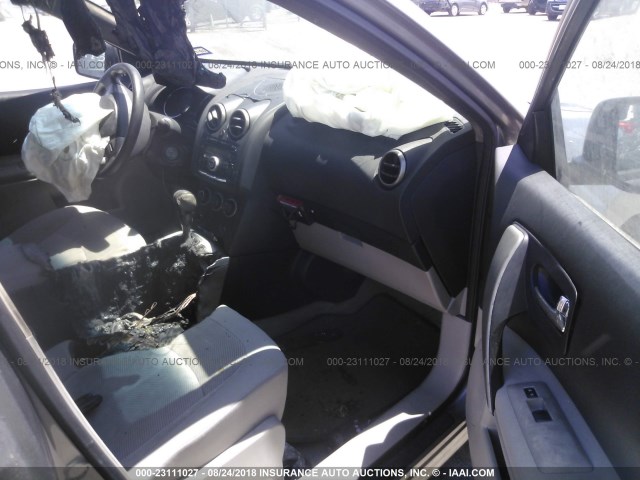 JN8AS5MT9DW551387 - 2013 NISSAN ROGUE S/SV GRAY photo 5