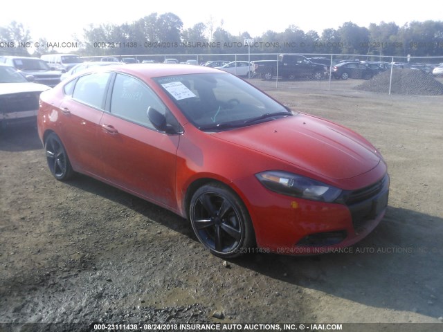 1C3CDFBB5FD242386 - 2015 DODGE DART SXT ORANGE photo 1