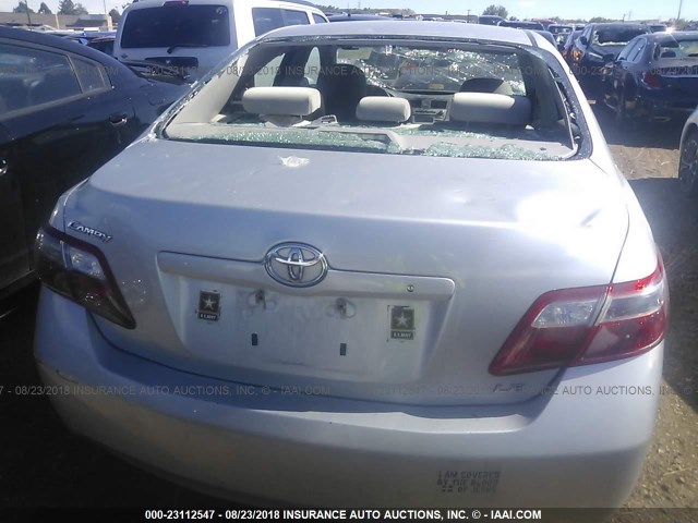 4T1BE46K38U749630 - 2008 TOYOTA CAMRY CE/LE/XLE/SE 银色 照片 6