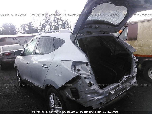 KM8JU3AC9BU297621 - 2011 HYUNDAI TUCSON GLS/LIMITED 银色 照片 3