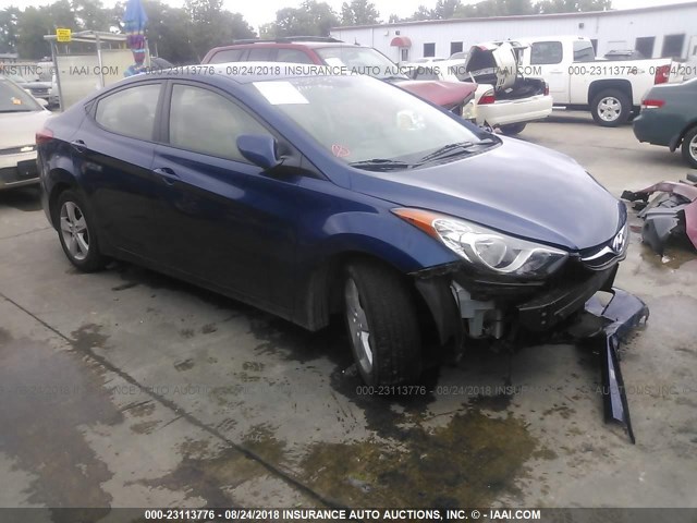 KMHDH4AE4DU488942 - 2013 HYUNDAI ELANTRA GLS/LIMITED BLUE photo 1