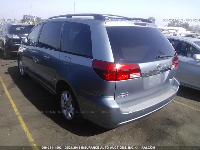 5TDZA22C45S327738 - 2005 TOYOTA SIENNA XLE/XLE LIMITED BLUE photo 3