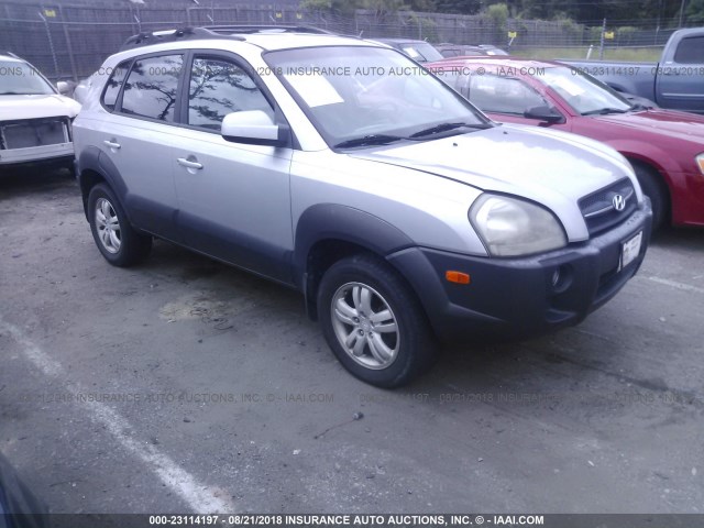 KM8JN12D87U637471 - 2007 HYUNDAI TUCSON SE/LIMITED SILVER photo 1