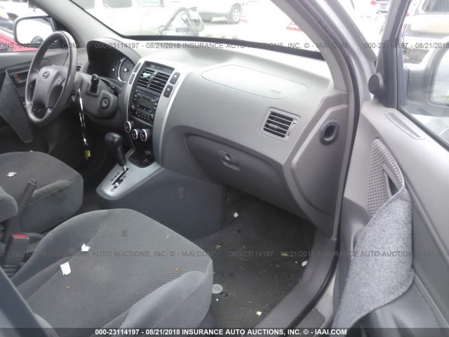 KM8JN12D87U637471 - 2007 HYUNDAI TUCSON SE/LIMITED SILVER photo 5