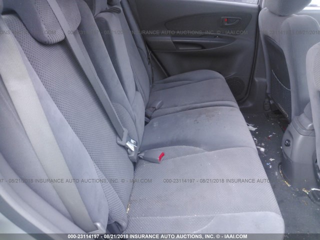 KM8JN12D87U637471 - 2007 HYUNDAI TUCSON SE/LIMITED SILVER photo 8