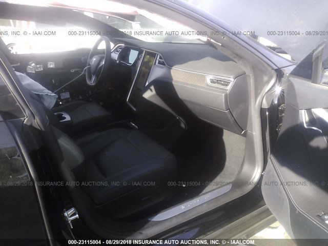 5YJSA1E47HF219400 - 2017 TESLA MODEL S Սև լուսանկար 5