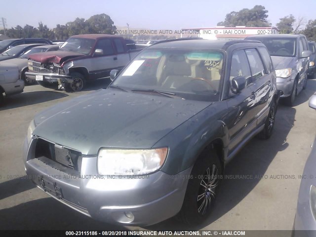 JF1SG67638H725418 - 2008 SUBARU FORESTER 2.5X LL BEAN GREEN photo 2