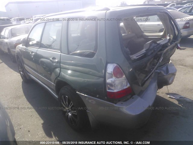 JF1SG67638H725418 - 2008 SUBARU FORESTER 2.5X LL BEAN GREEN photo 3