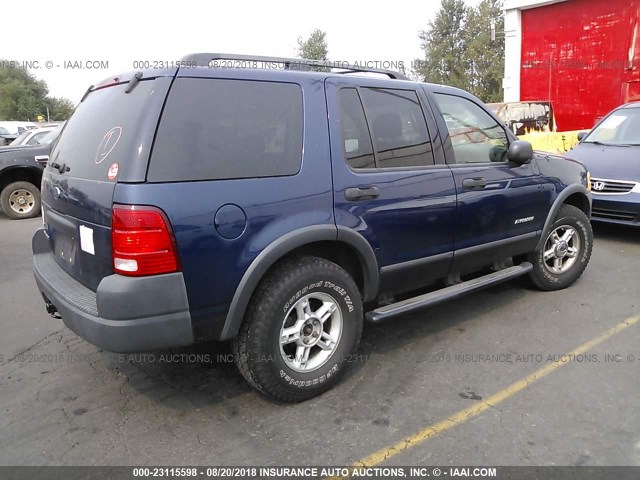 1FMZU62E44ZB13650 - 2004 FORD EXPLORER XLS/XLS SPORT BLUE photo 4