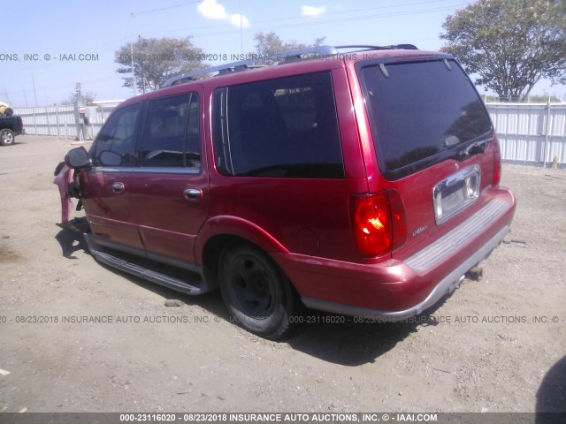 5LMEU27R11LJ12325 - 2001 LINCOLN NAVIGATOR Қызыл фото 3