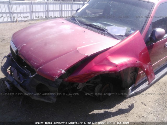 5LMEU27R11LJ12325 - 2001 LINCOLN NAVIGATOR Қызыл фото 6