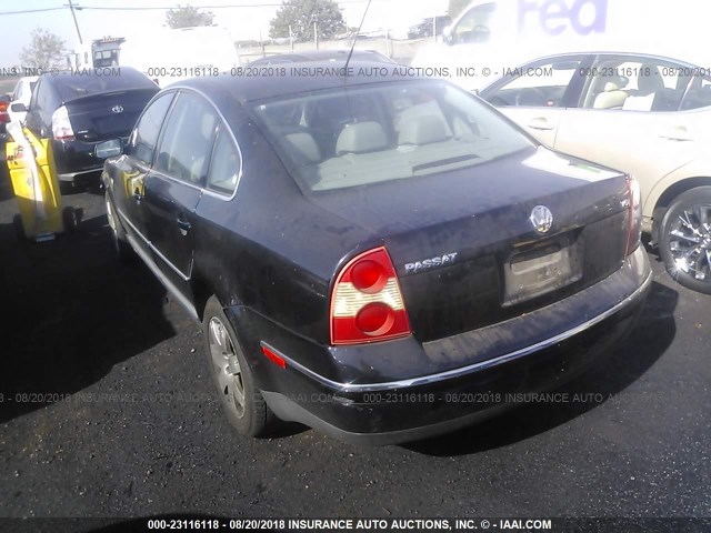 WVWRH63B13P393079 - 2003 VOLKSWAGEN PASSAT GLX 黑色 照片 3