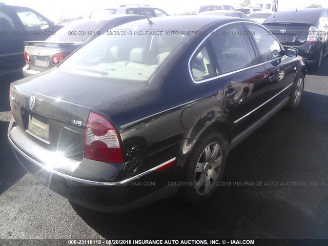 WVWRH63B13P393079 - 2003 VOLKSWAGEN PASSAT GLX 黑色 照片 4