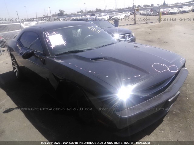 2C3CDYAG6CH290924 - 2012 DODGE CHALLENGER SXT BLACK photo 1