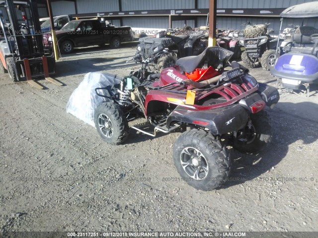 4UF13ATV4DT208288 - 2013 ARCTIC CAT 700 XT  RED photo 3