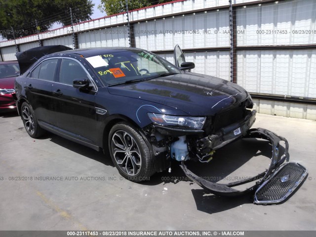 1FAHP2KT7HG113874 - 2017 FORD TAURUS SHO BLACK photo 1