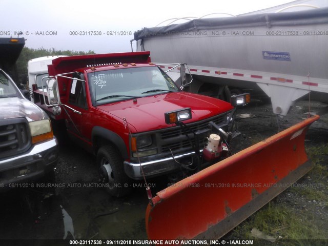 1GBJK34F5YF424625 - 2000 CHEVROLET GMT-400 K3500 წითელი ფოტო 1