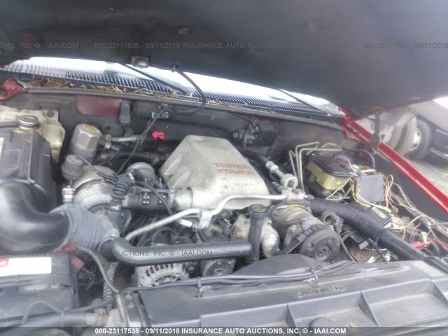 1GBJK34F5YF424625 - 2000 CHEVROLET GMT-400 K3500 წითელი ფოტო 9