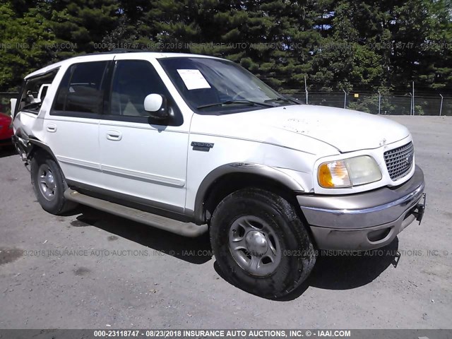 1FMPU18L32LA33868 - 2002 FORD EXPEDITION EDDIE BAUER WHITE photo 1