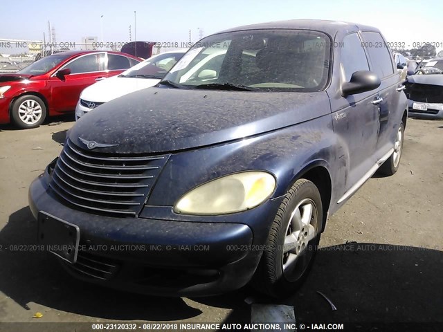 3C8FY68865T637645 - 2005 CHRYSLER PT CRUISER LIMITED BLUE photo 2