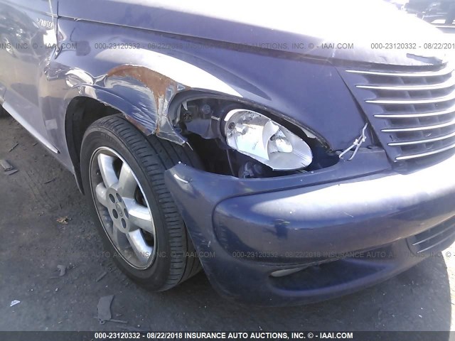 3C8FY68865T637645 - 2005 CHRYSLER PT CRUISER LIMITED BLUE photo 6