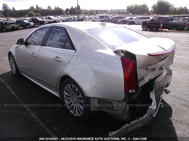 1G6DK5E34D0144848 - 2013 CADILLAC CTS PERFORMANCE COLLECTION GOLD photo 3