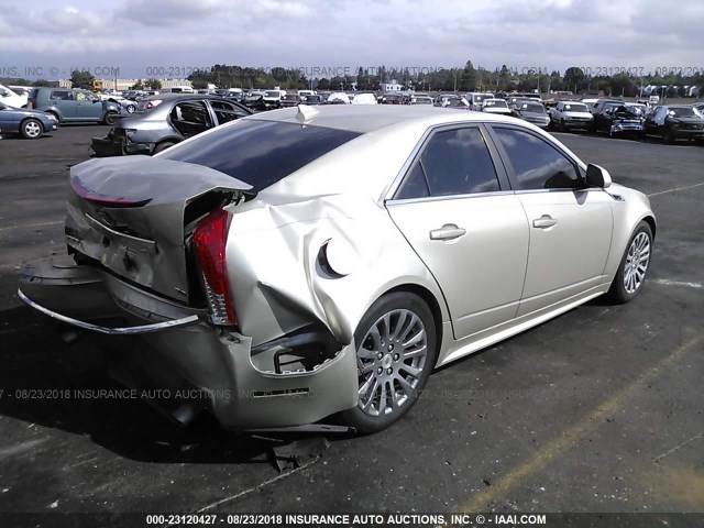 1G6DK5E34D0144848 - 2013 CADILLAC CTS PERFORMANCE COLLECTION GOLD photo 4