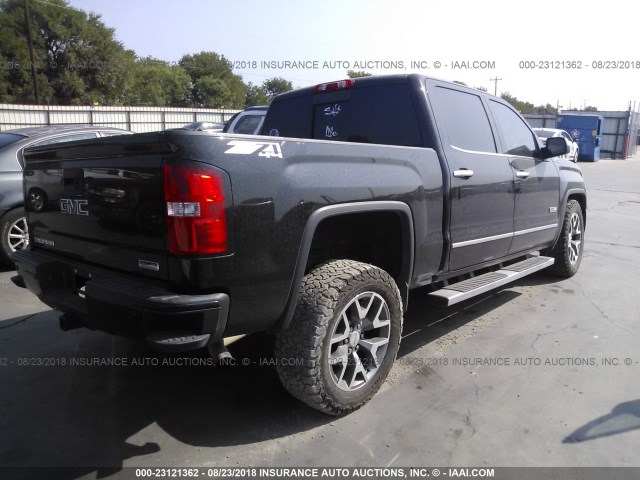 3GTU2VEJ5FG390897 - 2015 GMC SIERRA K1500 SLT BLACK photo 4