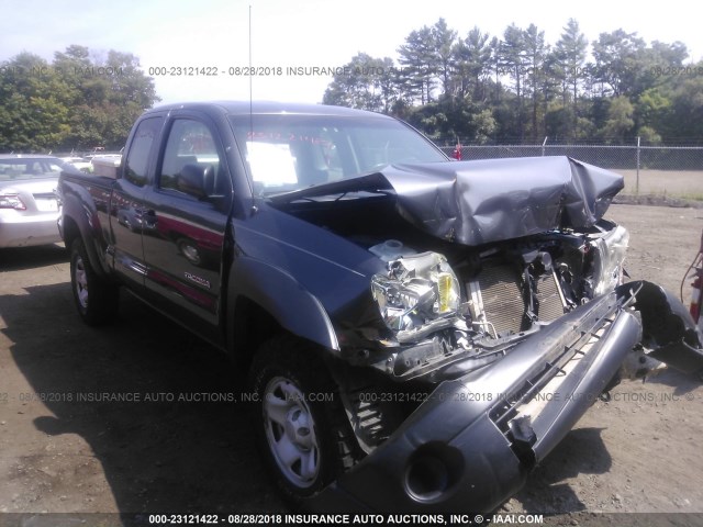 5TEUX4EN4AZ705975 - 2010 TOYOTA TACOMA ACCESS CAB ნაცრისფერი ფოტო 6